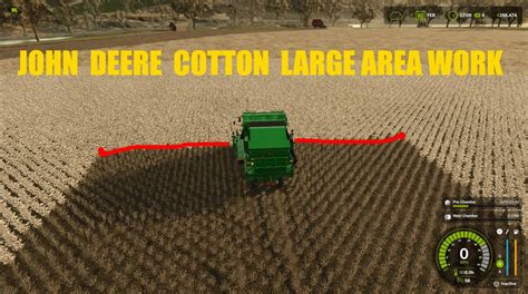 Zasiane pole bawełny w Farming Simulator 19