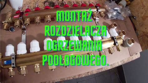 wizualizacja podłączenia rozdzielacza dwusekcyjnego do maszyny