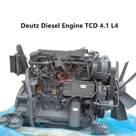 Detailed diagram or photo of a Deutz TCD 2.9 4-cylinder diesel engine.