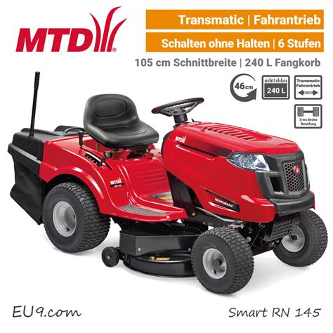 zdjęcie traktorka kosiarki MTD SMART RN 145