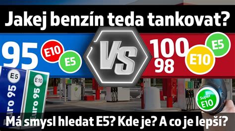 tabela porównująca właściwości benzyny E10 i E5 (95 vs 98)