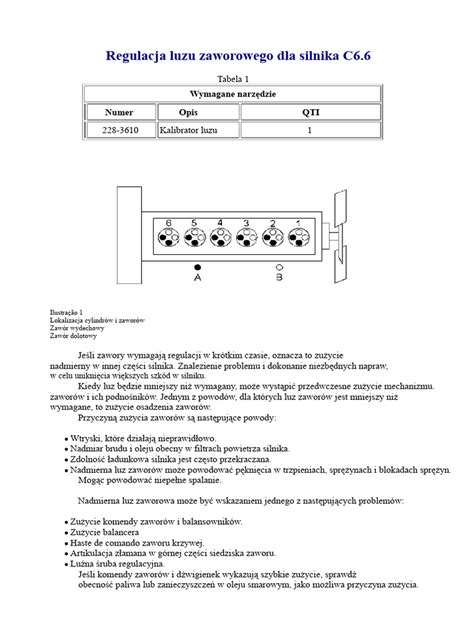 zdjęcie: użycie szczelinomierza do pomiaru luzu zaworowego