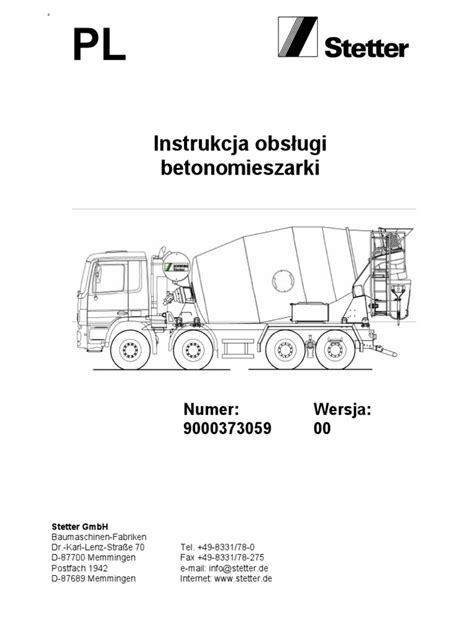 Infografika przedstawiająca typowe wymiary betonomieszarki: szerokość, długość, wysokość