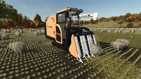 Kombajn podczas zbioru pszenicy w Farming Simulator 17