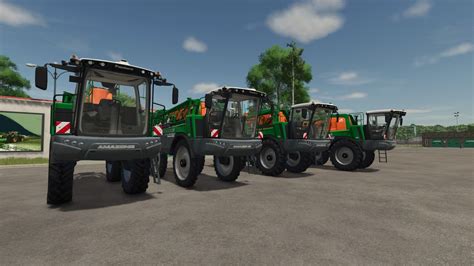 Amazone Pantera 4502 na tle krajobrazu