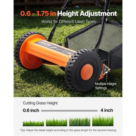 Diagram illustrating the adjustable cutting height mechanism of a modern reel mower
