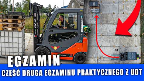 Schemat placu manewrowego do egzaminu praktycznego na wózek widłowy