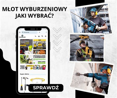 Logo marki JCB oraz zdjęcie różnych modeli młotów wyburzeniowych