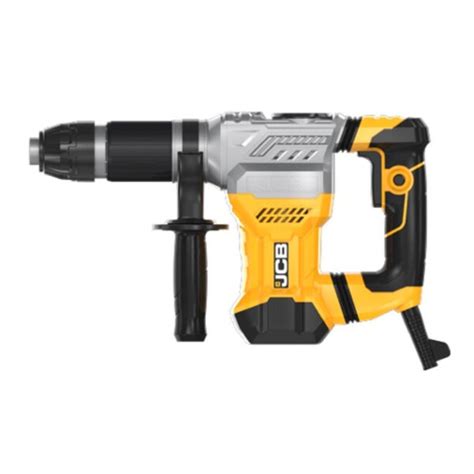 Zdjęcie młota wyburzeniowego JCB 1300W SDS Max z akcesoriami w walizce