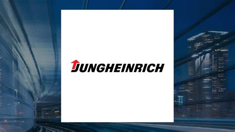 Logo Jungheinrich na tle nowoczesnego centrum logistycznego