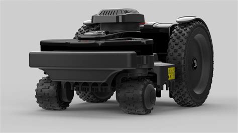 Wizualizacja trybu spiralnego pracy robota koszącego