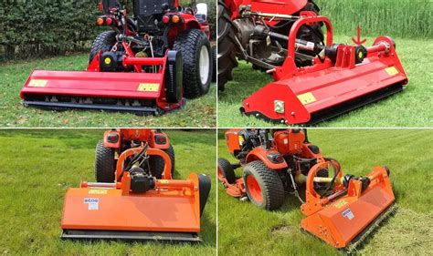 Infographic illustrating key parameters of a flail mower