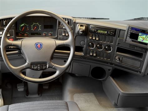 Wnętrze kabiny Scania R 124 Topline
