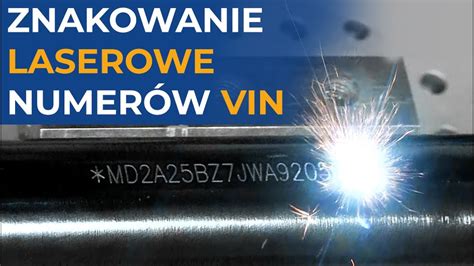 Znakowanie numeru VIN na maszynie budowlanej JCB