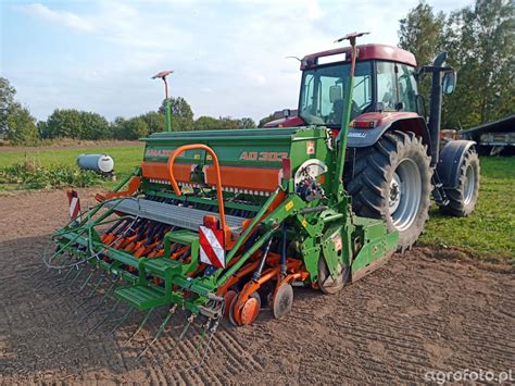 Zestaw uprawowo-siewny Amazone z broną wahadłową i siewnikiem