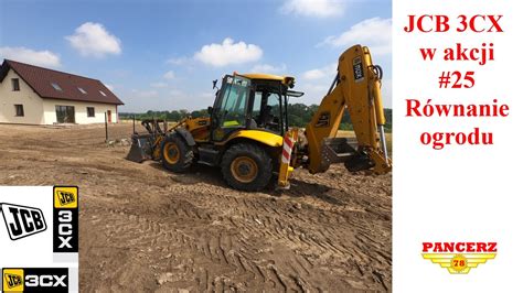 JCB 3CX w akcji, kopiąca w trudnym terenie