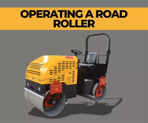 Photo of a person operating a road roller during practical training