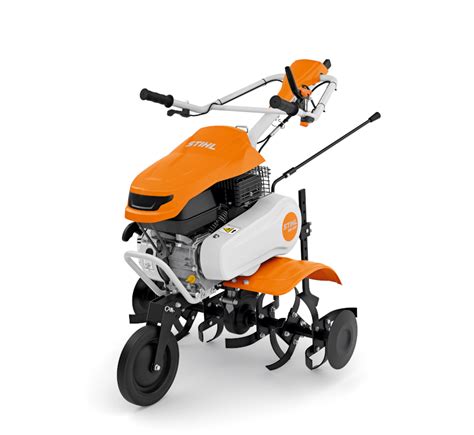 Schemat budowy i systemu noży glebogryzarki Stihl MH 600