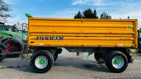 Przyczepa Joskin Trans-Cap z otwartą tylną klapą