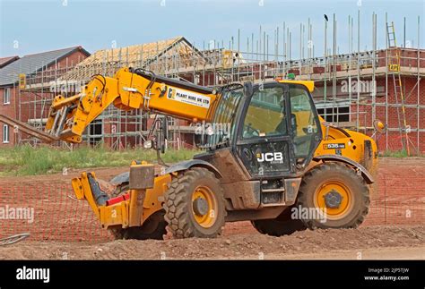 Thematic photo of a JCB telehandler working on a construction site or farm