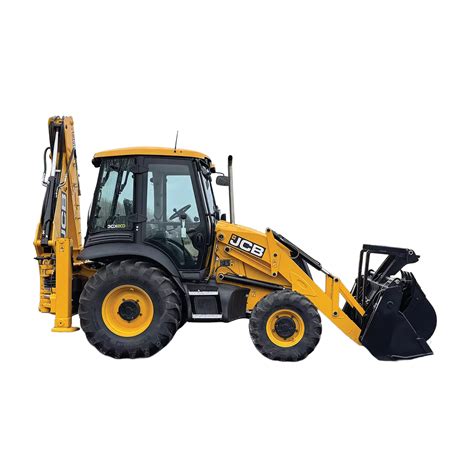 Thematic photo of a JCB 3CX backhoe loader in action