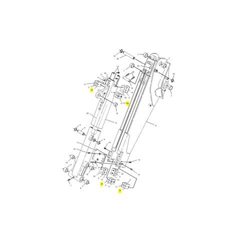 Ilustracja mechanizmu wysuwu ramienia ładowacza NuJN
