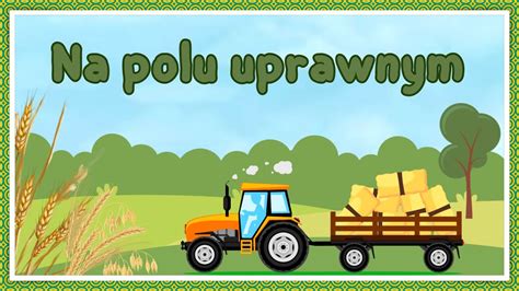Ilustracja przedstawiająca działanie chwastownika na młodym polu uprawnym.