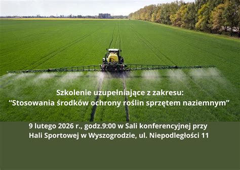 Schematyczne przedstawienie procesu stosowania środków ochrony roślin sprzętem naziemnym