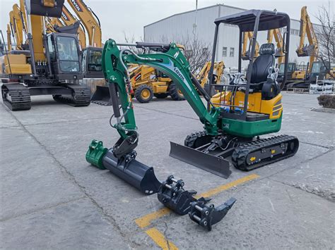 Schemat minikoparki jako osprzętu do mini traktorka