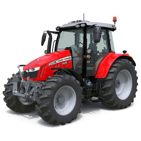 Widok na podwozie i konstrukcję ciągnika Massey Ferguson MF 5700 S, ukazujący jego solidność i wytrzymałość