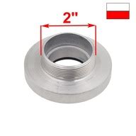 Zdjęcie tulei z gwintem zewnętrznym 110 mm, pokazujące jej konstrukcję i materiał.