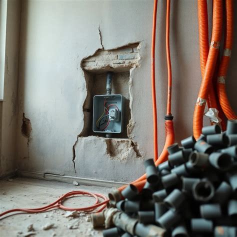 zdjęcie uszkodzonej lub nowej instalacji elektrycznej w maszynie