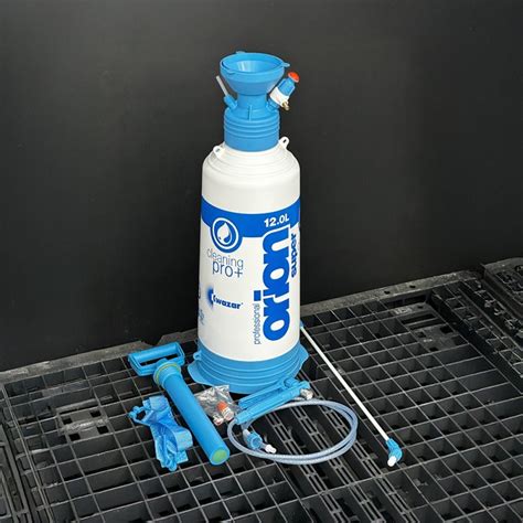 Infographic detailing the uses of Kwazar Orion Super Cleaning Pro+ 6L in various industries