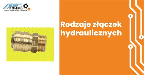Infografika przedstawiająca różne rodzaje złączy hydraulicznych w opryskiwaczu