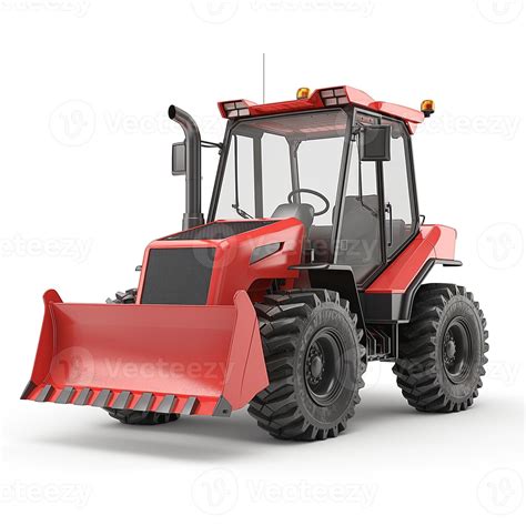 Photo of a tractor with an AGRO-TUR front loader, showcasing its robust design