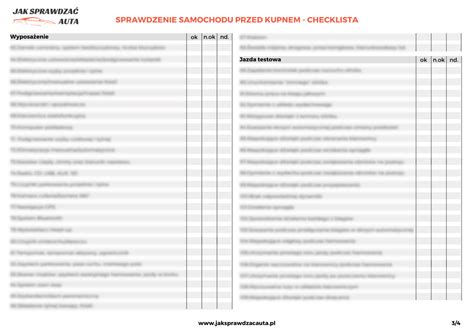 Infografika przedstawiająca checklistę do sprawdzenia podczas zakupu używanego ciągnika.