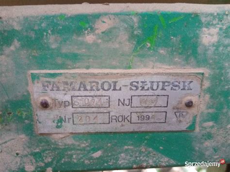 historyczne zdjęcie fabryki Famarol Słupsk lub logo firmy z lat 60-tych