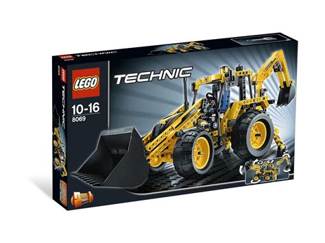 kolekcjonerski zestaw LEGO Technic 8069 koparko-ładowarka w akcji