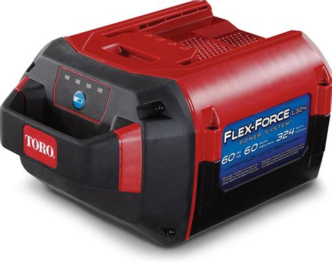 Infographic or photo of the Toro Flex-Force 60V battery system