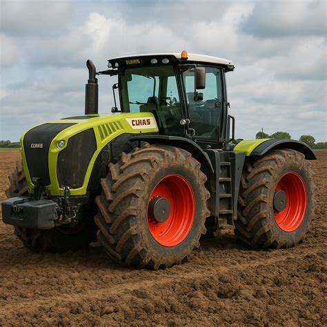 Thematic photo of Claas Xerion 5000 working in the field