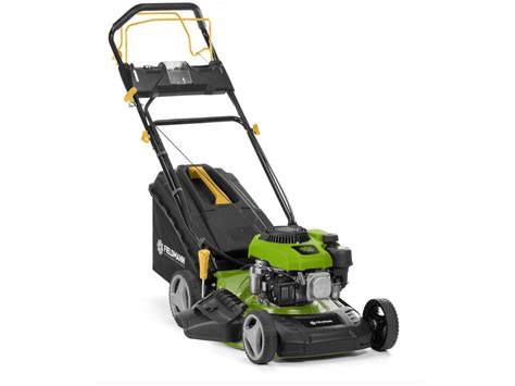 zdjęcie kosiarki zabawkowej w kolorze zielonym z czarnymi elementami