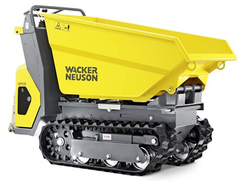 Wozidło gąsienicowe Wacker Neuson DT05, zbliżenie na kompaktową konstrukcję
