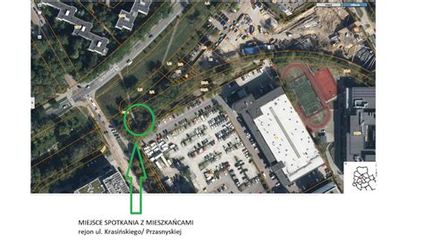 Mapa placu budowy z lokalizacją wozideł Volvo