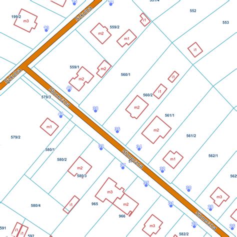 Mapa terenu z pagórkami i drzewami do koszenia