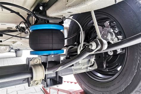 Przekrój zawieszenia pneumatycznego ciężarówki Scania