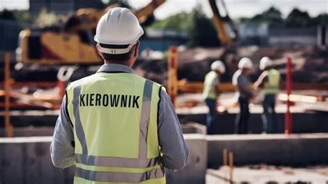 Technik serwisowy diagnozujący maszynę budowlaną Komatsu na placu budowy