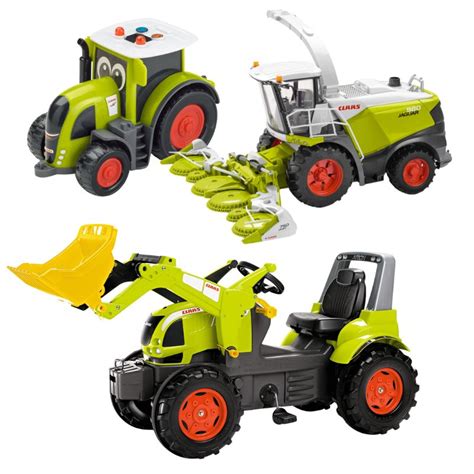 Zabawki Claas - asortyment traktorów i kombajnów