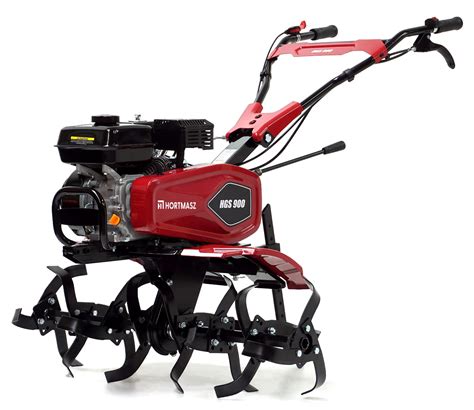 Thematyczne zdjęcie glebogryzarki spalinowej Hortmasz HGS 500 w pracy
