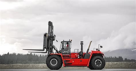 Kalmar Super Heavy Forklift Truck DCG600-850, największy wózek widłowy świata