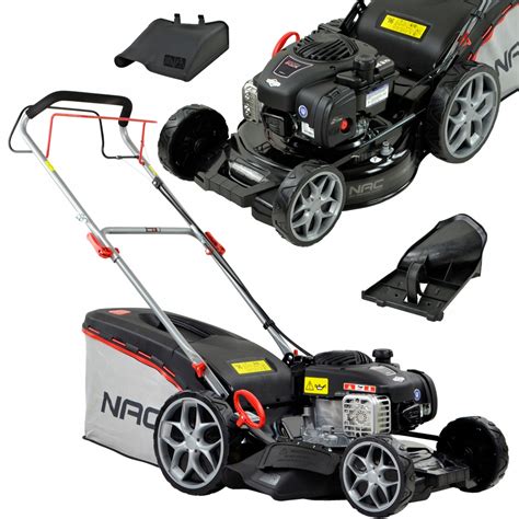 Thematyczne zdjęcie kosiarki spalinowej Briggs & Stratton na zadbanym trawniku